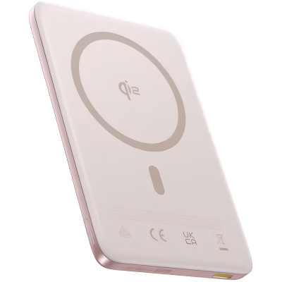 Портативний ЗП Power Bank Baseus PicoGo AM41 Ultra-Slim 27W c БЗП 10000 mAh (E0027200) Pink