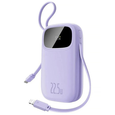 Портативний ЗП Power Bank Baseus EnerFill FC31 PD22.5W with cables 20000 mAh (PPQD3) Nebula Purple
