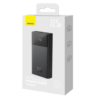Портативний ЗП Baseus Star-Lord Digital Display 22.5W 30000 mAh (PPXJ080101) Black