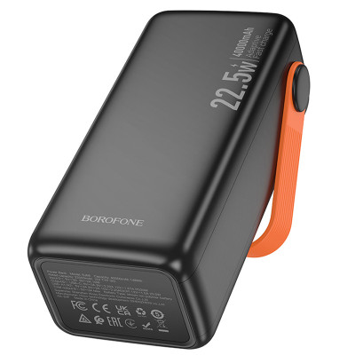 Портативний ЗП Power Bank Borofone BJ66 Magnifico 22.5W+PD20W 40000 mAh Black Портативний ЗП Power Bank Borofone BJ66 Magnifico 22.5W+PD20W 40000 mAh Black
