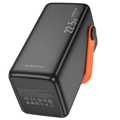Портативний ЗП Power Bank Borofone BJ66B Magnifico 22.5W+PD20W 60000 mAh Black