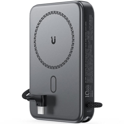 Портативний ЗП Power Bank Acefast M24 22.5W з БЗП 10000 mAh Metal gray