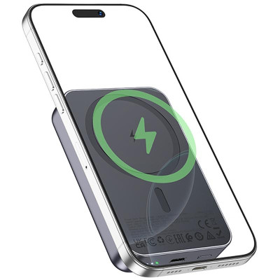 Портативний ЗП Power Bank Hoco J160A Original PD20W з БЗП 10000 mAh Metal gray Портативний ЗП Power Bank Hoco J160A Original PD20W з БЗП 10000 mAh Metal gray