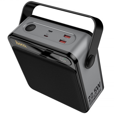 Портативний ЗП Power Bank Hoco J161 Power 22.5W+PD20W with lighting 80000 mAh Black / Gray
