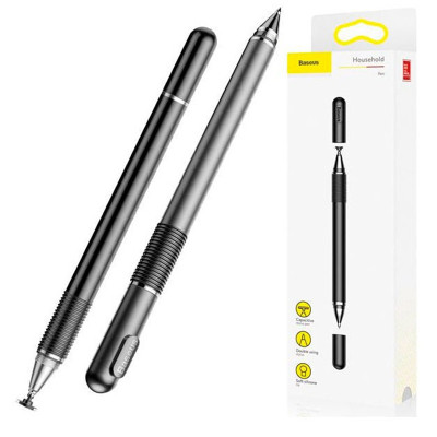 Стілус Baseus Golden Cudgel Capacitive (ACPCL) Чорний Стілус Baseus Golden Cudgel Capacitive (ACPCL) Чорний