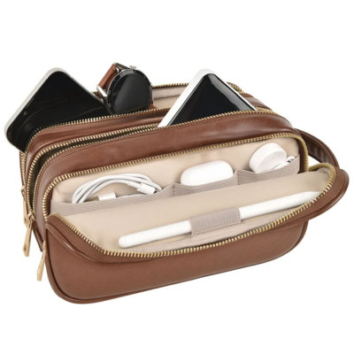 Сумка WIWU Salem Pouch LUX Brown Сумка WIWU Salem Pouch LUX Brown