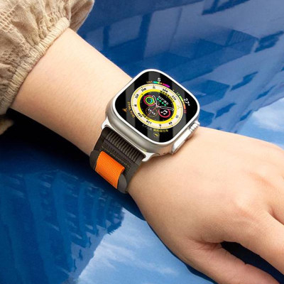 Ремінець Hoco WA14 Original series для Apple watch (38/40/41mm) Black with Gray