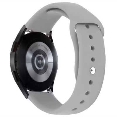 Силіконовий ремінець Sport для Smart Watch 20mm Сірий / Stone