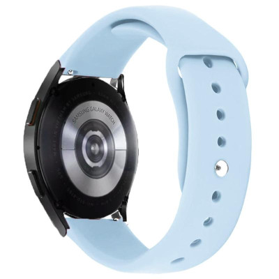 Силіконовий ремінець Sport для Smart Watch 20mm Блакитний / Light Blue