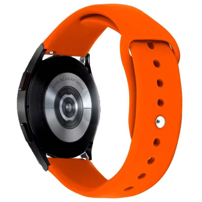 Силіконовий ремінець Sport для Smart Watch 20mm Помаранчевий / Orange