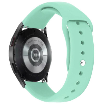 Силіконовий ремінець Sport для Smart Watch 22mm Бірюзовий / Light Turquoise