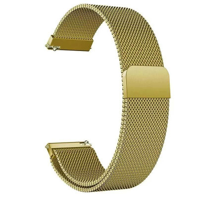 Ремінець Milanese Loop для Smart Watch 22mm Gold