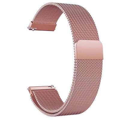Ремінець Milanese Loop для Smart Watch 20mm Pink