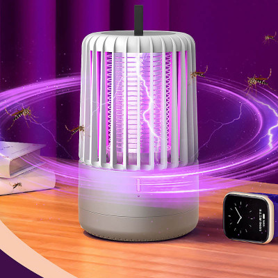 Пастка для комах з UV підсвічуванням JO-766 with battery 1200 mAh Grey