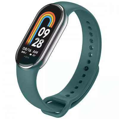 Силіконовий ремінець для Xiaomi Mi Band 8/9/10 Зелений / Pine green