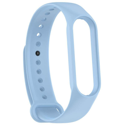Силіконовий ремінець для Xiaomi Mi Band 7/6/5 Блакитний / Light Blue