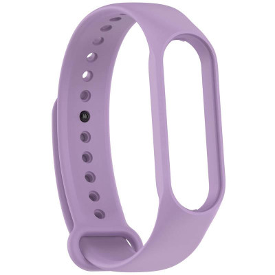 Силіконовий ремінець для Xiaomi Mi Band 7/6/5 Бузковий / Elegant Purple