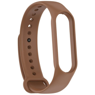 Силіконовий ремінець для Xiaomi Mi Band 7/6/5 Коричневий / Brown