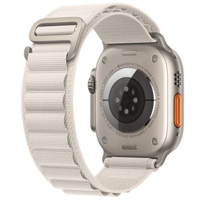 Ремінець Alpine Loop для Apple Watch 42(ser.1-3)/44/45/46/49mm (m/l) Сірий / Starlight Ремінець Alpine Loop для Apple Watch 42(ser.1-3)/44/45/46/49mm (m/l) Сірий / Starlight