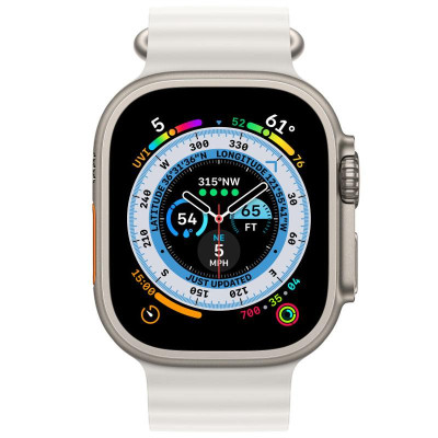 Ремінець Ocean Band для Apple Watch 38/40/41/42mm(ser.10) Білий / White Ремінець Ocean Band для Apple Watch 38/40/41/42mm(ser.10) Білий / White