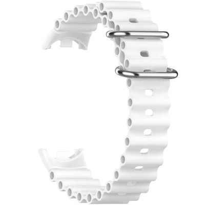 Ремінець Ocean Band для Xiaomi Mi Band 9/8/10 Білий / White Ремінець Ocean Band для Xiaomi Mi Band 9/8/10 Білий / White