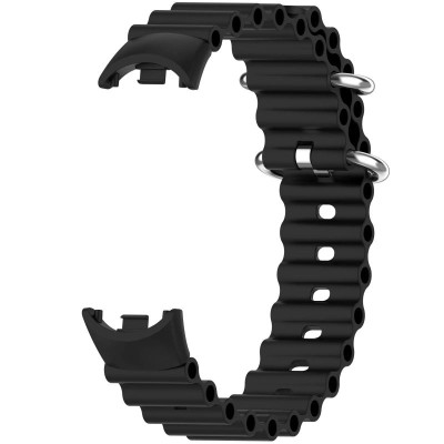 Ремінець Ocean Band для Xiaomi Mi Band 9/8/10 Чорний / Black