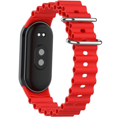 Ремінець Ocean Band для Xiaomi Mi Band 9/8/10 Червоний / Red