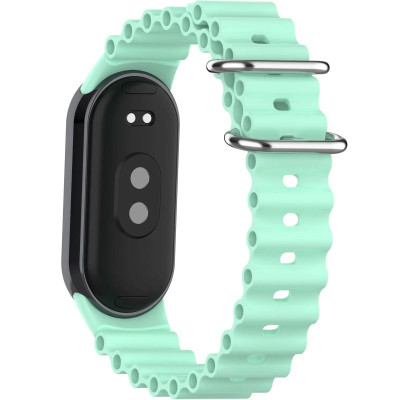 Ремінець Ocean Band для Xiaomi Mi Band 9/8/10 Бірюзовий / Blue Sea
