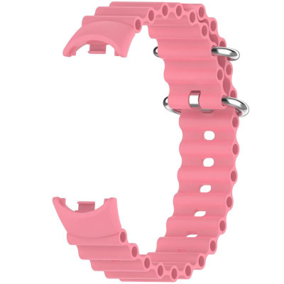 Ремінець Ocean Band для Xiaomi Mi Band 9/8/10 Рожевий / Pink