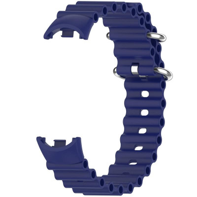 Ремінець Ocean Band для Xiaomi Mi Band 9/8/10 Синій / Blue