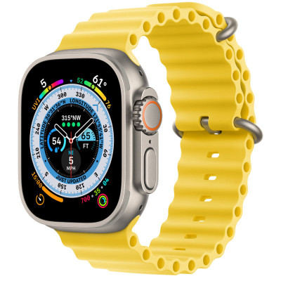 Ремінець Ocean Band для Apple Watch 42(ser.1-3)/44/45/46/49mm Жовтий / Yellow