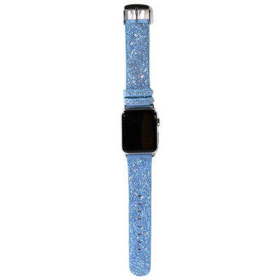 Ремінець Bling World Rock Diamond для Apple Watch 38/40/41/42mm(ser.10) Блакитний Ремінець Bling World Rock Diamond для Apple Watch 38/40/41/42mm(ser.10) Блакитний