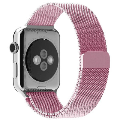 Ремінець Milanese Loop Design для Apple Watch 38/40/41/42mm(ser.10) Rose Pink Ремінець Milanese Loop Design для Apple Watch 38/40/41/42mm(ser.10) Rose Pink