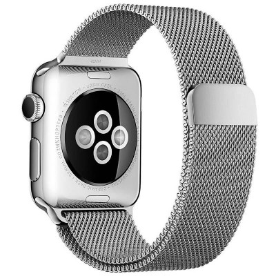 Ремінець Milanese Loop Design для Apple Watch 38/40/41/42mm(ser.10) Срібний Ремінець Milanese Loop Design для Apple Watch 38/40/41/42mm(ser.10) Срібний