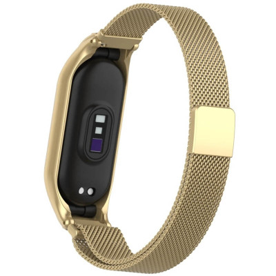Ремінець Milanese Loop Design для Xiaomi Mi Band 5/6 Vintage gold Ремінець Milanese Loop Design для Xiaomi Mi Band 5/6 Vintage gold