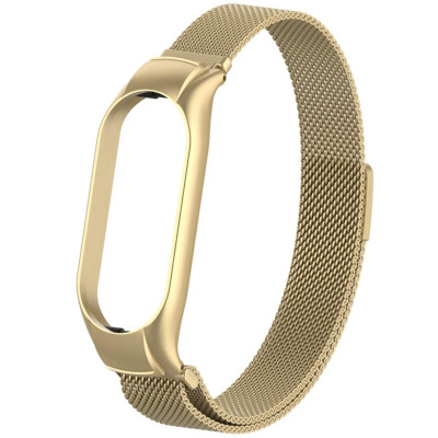 Ремінець Milanese Loop Design для Xiaomi Mi Band 5/6 Vintage gold Ремінець Milanese Loop Design для Xiaomi Mi Band 5/6 Vintage gold