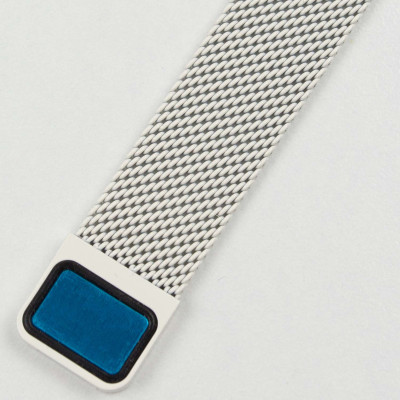 Ремінець Milanese Loop Design для Xiaomi Mi Band 7 White