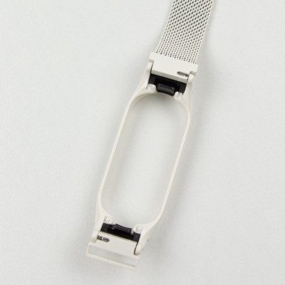 Ремінець Milanese Loop Design для Xiaomi Mi Band 7 White