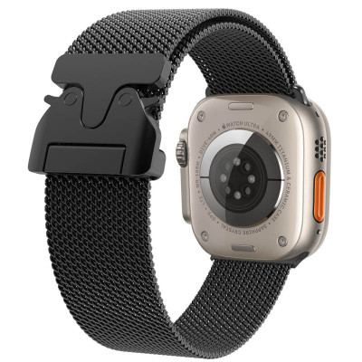 Ремінець Milanese Loop New Design для Apple Watch 38/40/41/42mm(ser.10) Black Ремінець Milanese Loop New Design для Apple Watch 38/40/41/42mm(ser.10) Black