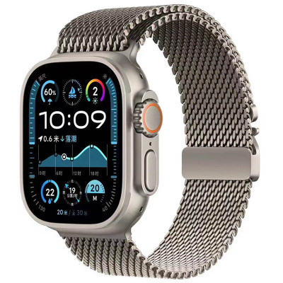 Ремінець Milanese Loop New Design для Apple Watch 42(ser.1-3)/44/45/46/49mm Titanium Ремінець Milanese Loop New Design для Apple Watch 42(ser.1-3)/44/45/46/49mm Titanium
