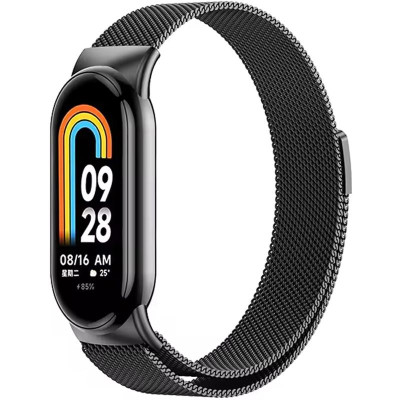Ремінець Milanese Loop New Design для Xiaomi Mi Band 8/9/10 Black