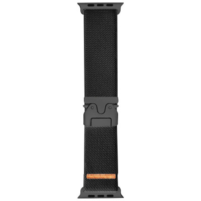 Ремінець Nylon New Design для Apple Watch 42(ser.1-3)/44/45/46/49mm Black