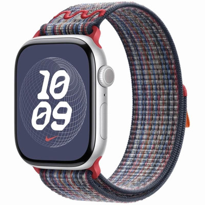 Ремінець Nike Sport Loop для Apple Watch 42(ser.1-3)/44/45/46/49mm Blue / Red Ремінець Nike Sport Loop для Apple Watch 42(ser.1-3)/44/45/46/49mm Blue / Red