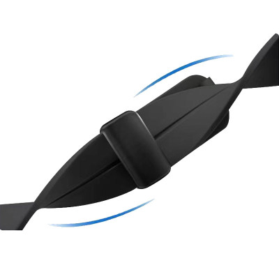 Ремінець Line Magnetic для Xiaomi Mi Band 9/8/10 Чорний / Black Ремінець Line Magnetic для Xiaomi Mi Band 9/8/10 Чорний / Black
