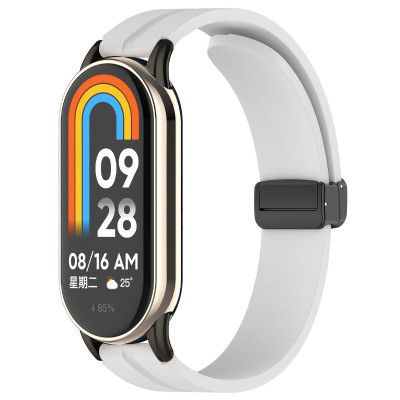 Ремінець Line Magnetic для Xiaomi Mi Band 9/8/10 Сірий / Gray