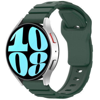 Силіконовий ремінець Defense для Smart Watch 20mm Pine green