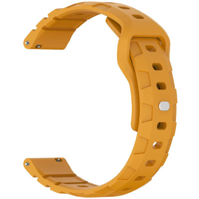 Силіконовий ремінець Defense для Smart Watch 20mm Dark Yellow Силіконовий ремінець Defense для Smart Watch 20mm Dark Yellow