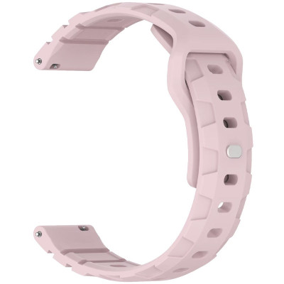 Силіконовий ремінець Defense для Smart Watch 22mm Light Pink