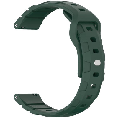 Силіконовий ремінець Defense для Smart Watch 22mm Pine green