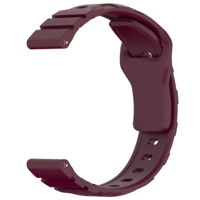Силіконовий ремінець Defense для Smart Watch 22mm Plum